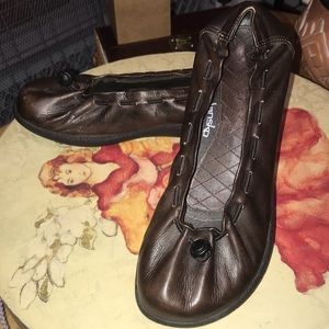 Dansko 8 Drawstring Leather Like New Shoes